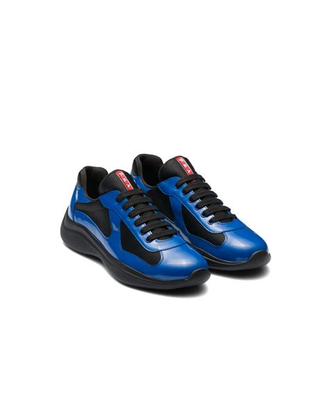 prada sneaker sole wing tip|Patent Leather And Technical Fabric Prada America's Cup .